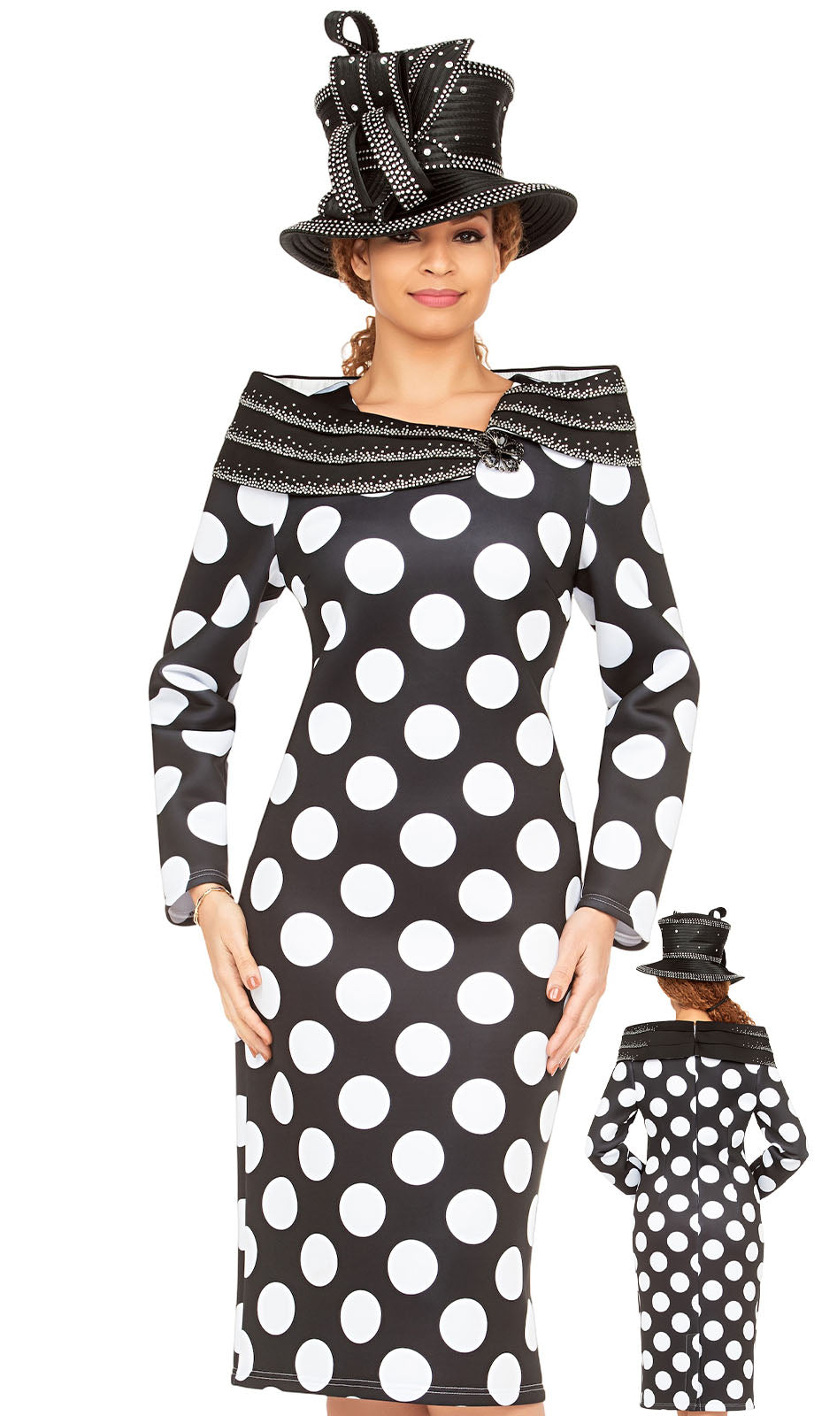 Giovanna DP2438-H Church Dress-Hat