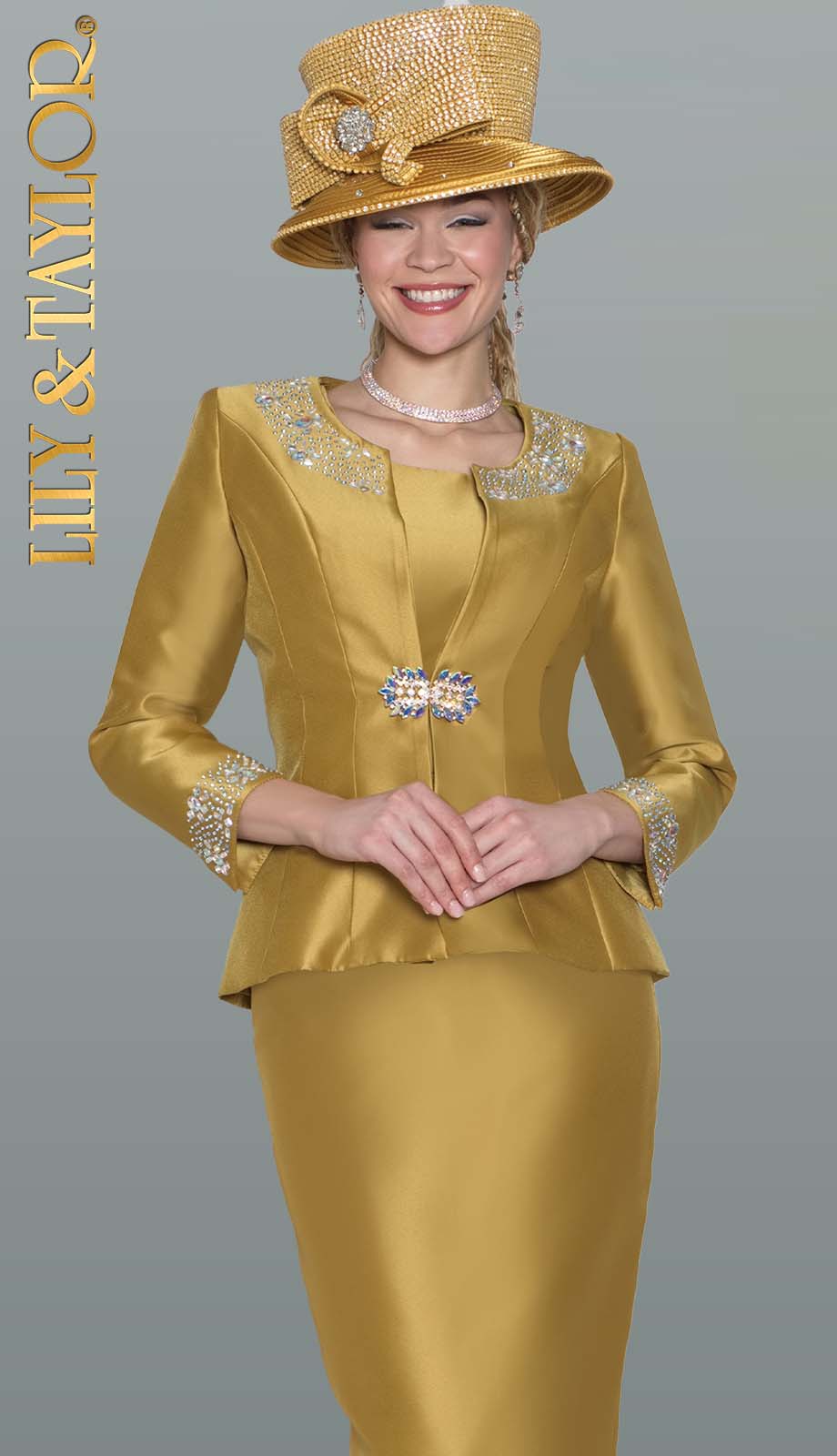 Lily and Taylor H144-KWI Church Hat