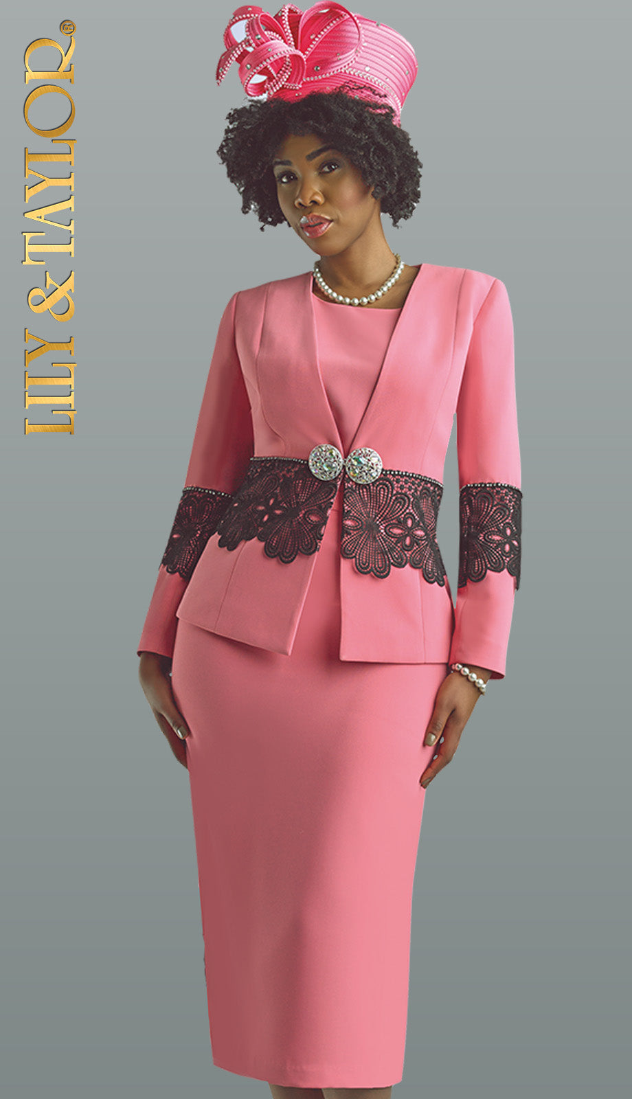 Lily And Taylor 4636-H Church Hat
