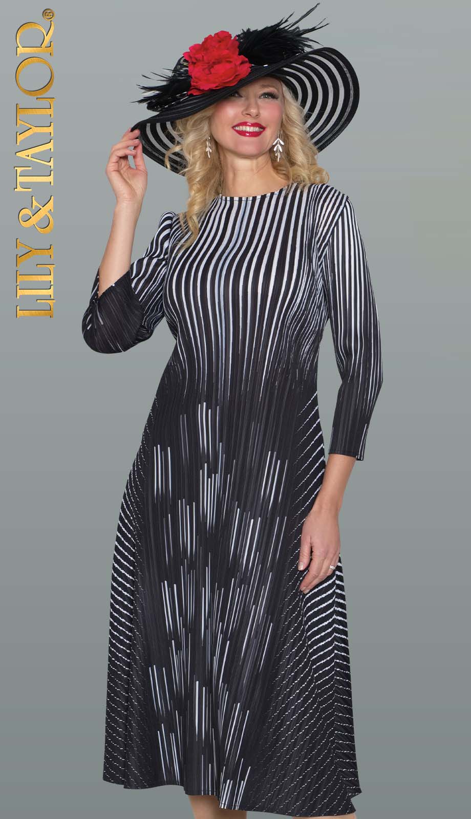 Lily and Taylor 5171-BWW-QS Church Dress