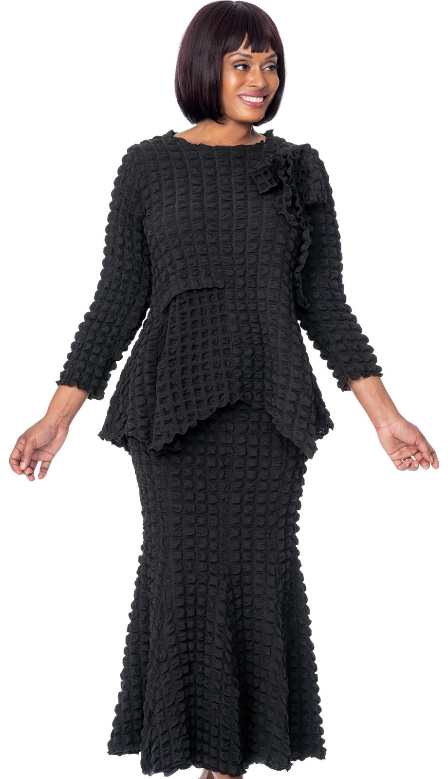 Divine Casuals DC2052-BLK-CO Church Dress