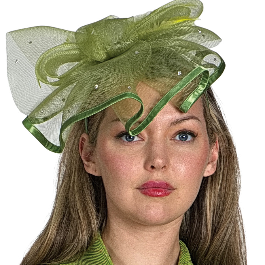 Lily And Taylor H137-GRN Church Hat