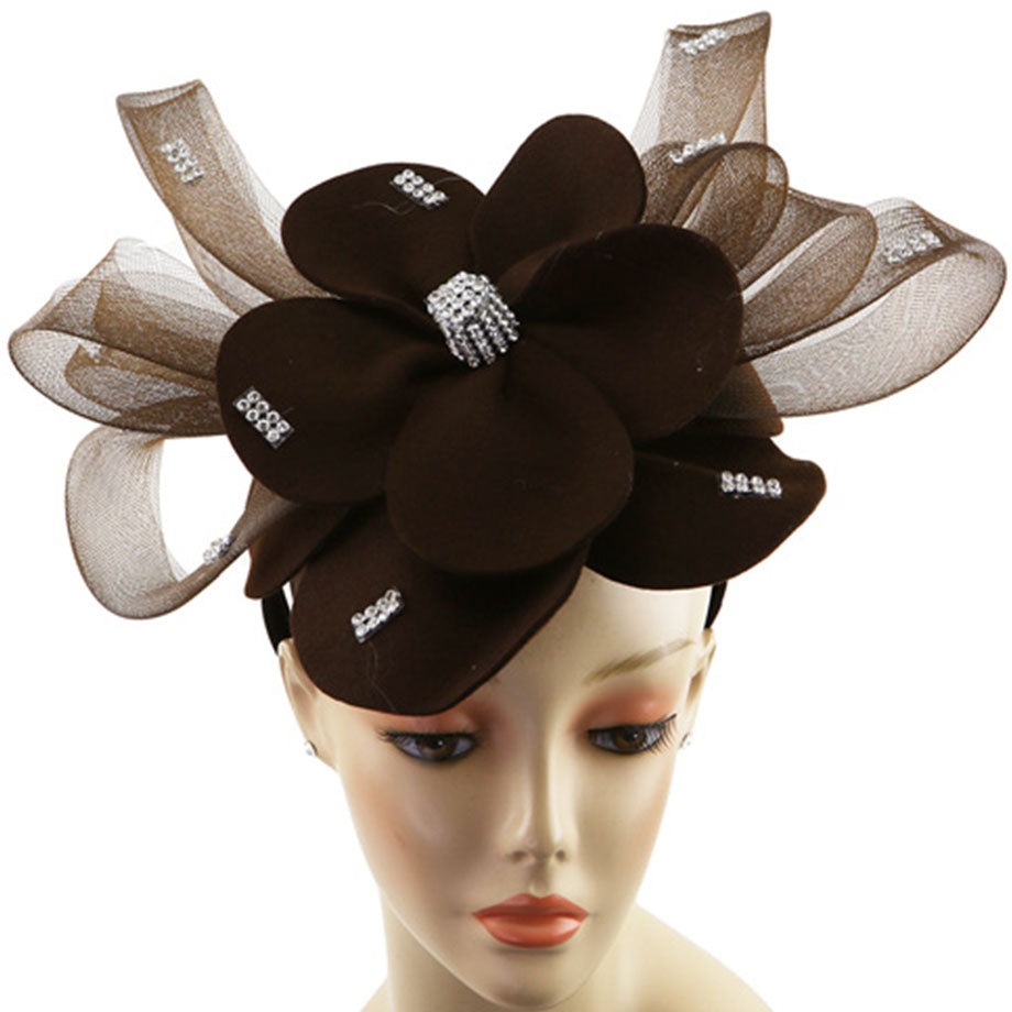 Sunday Fascinator 276HB-BRN