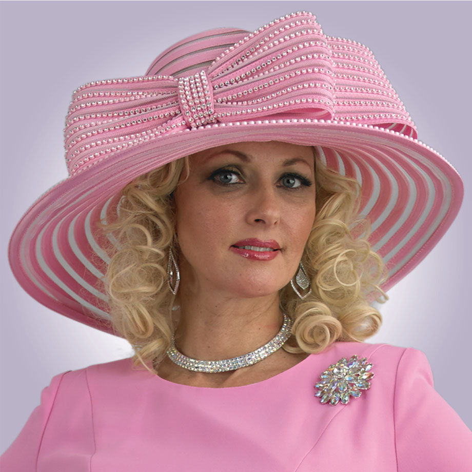 Lily And Taylor H211-PNK Church Hat
