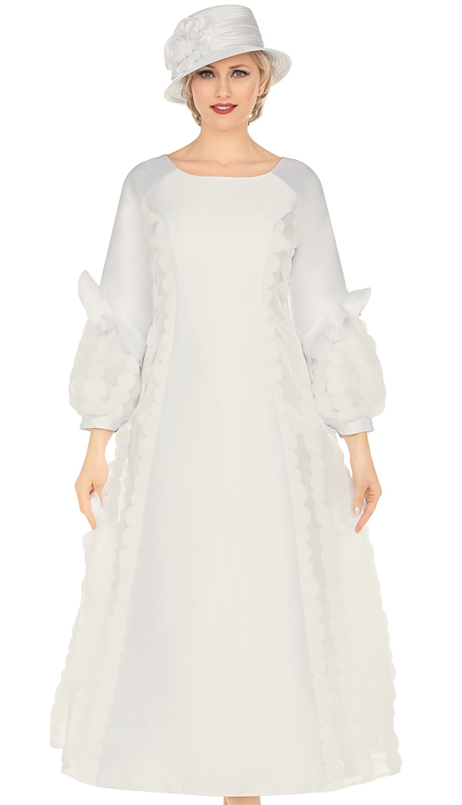 Giovanna D1669-IVR-H Church Hat