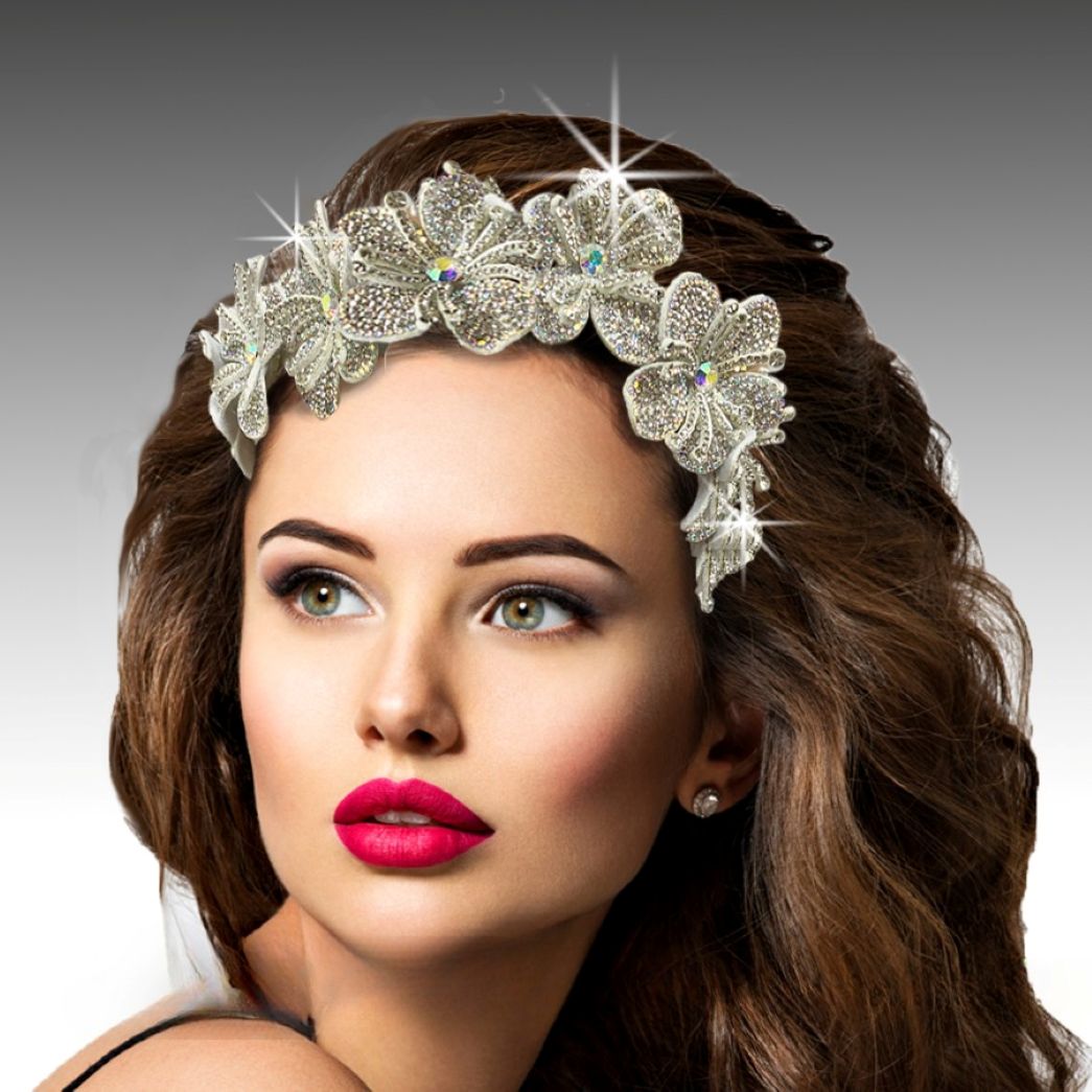 FA3071B TIARA-OFW Church Fascinator