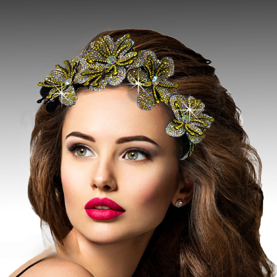 FA3071 TIARA-YE Church Fascinator