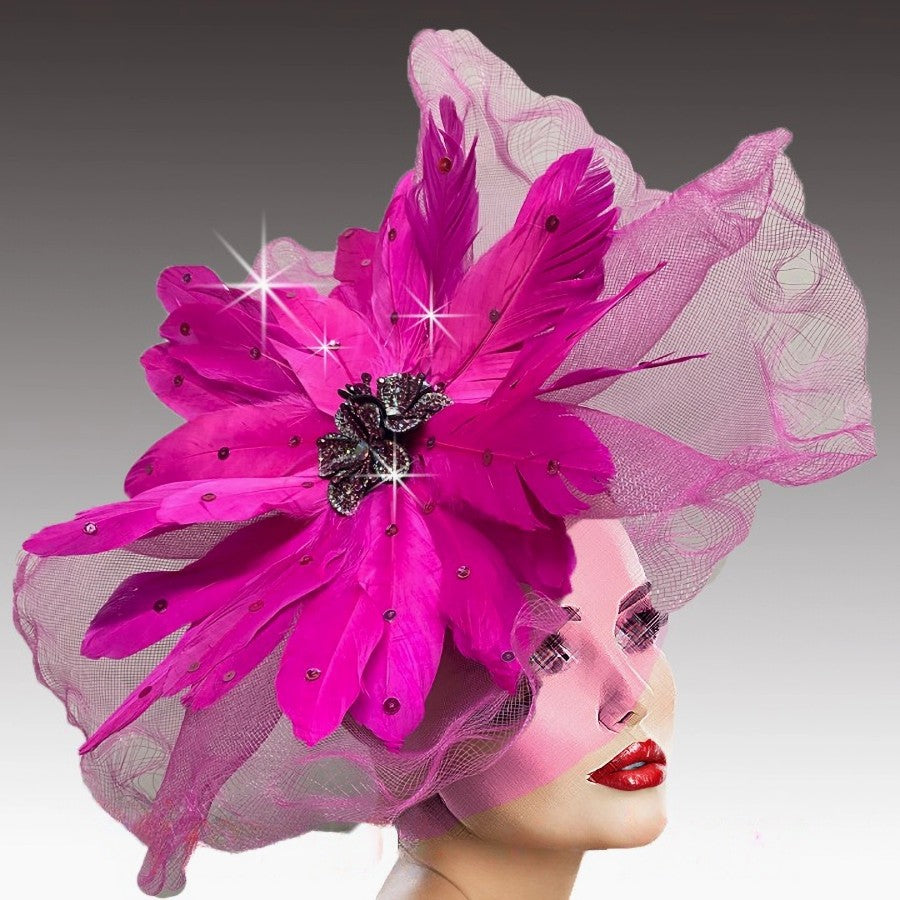 MANDARIN FA3200-FU Church Fascinator