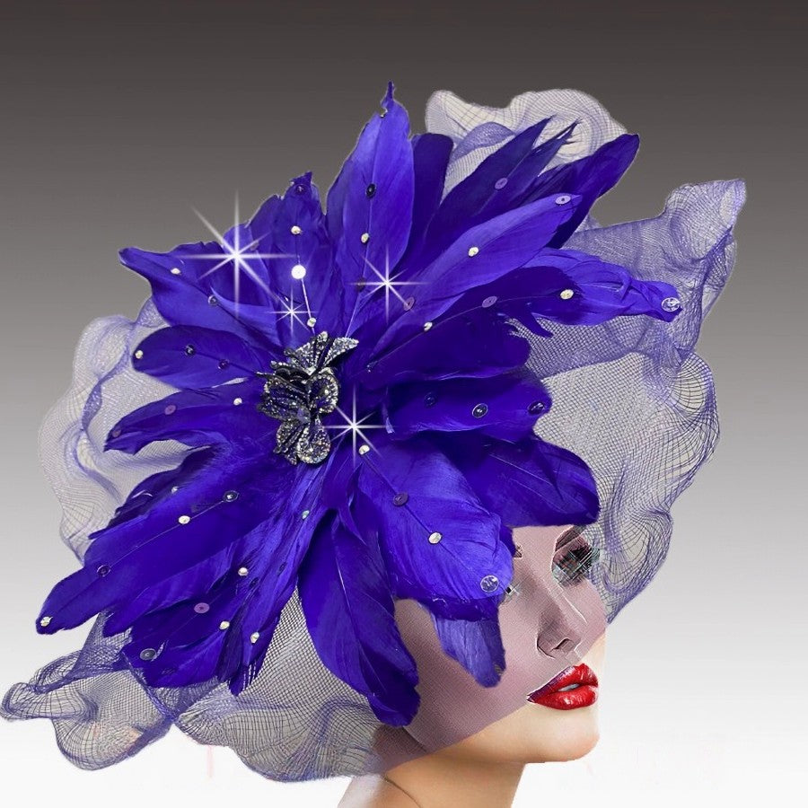 MANDARIN FA3200-PU Church Fascinator
