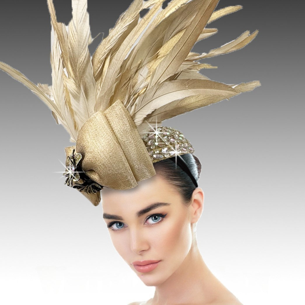 COCKATOO FA3220-GO Church Fascinator