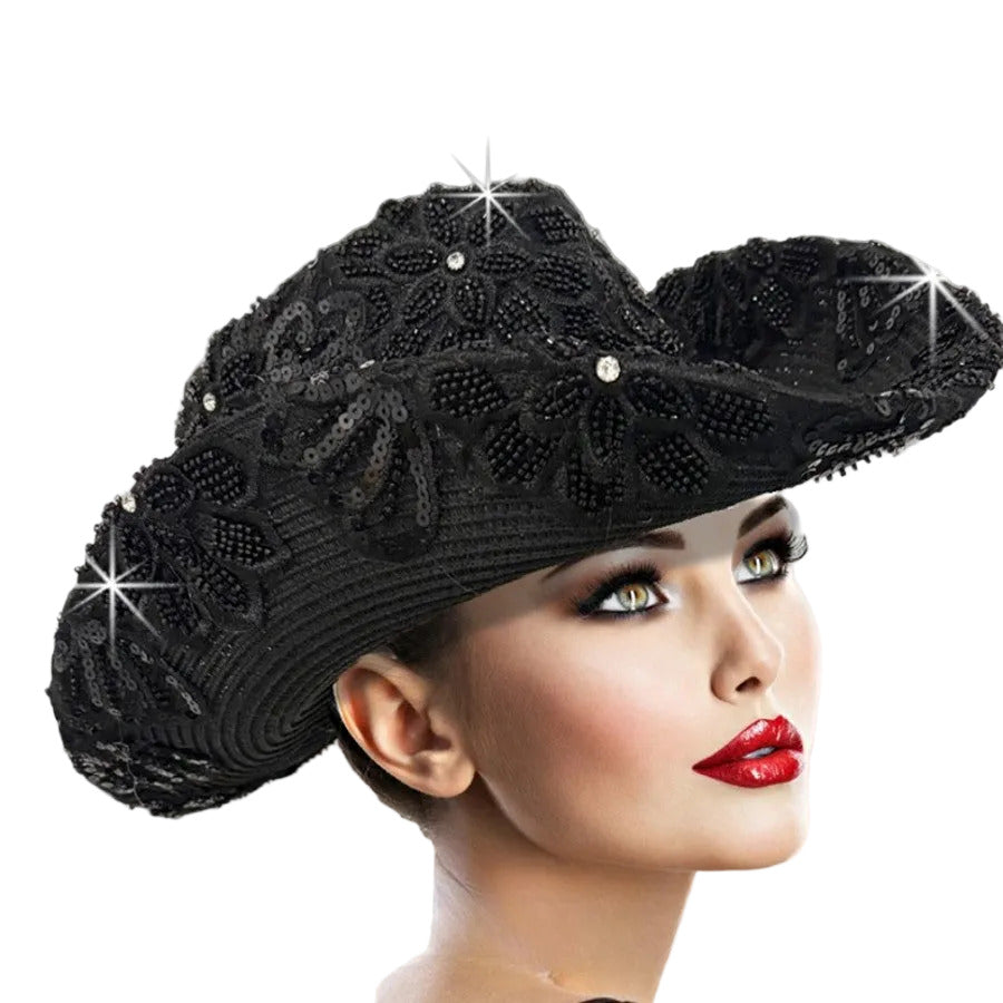 Hat SC3238 GIDDY UP-BK-QS