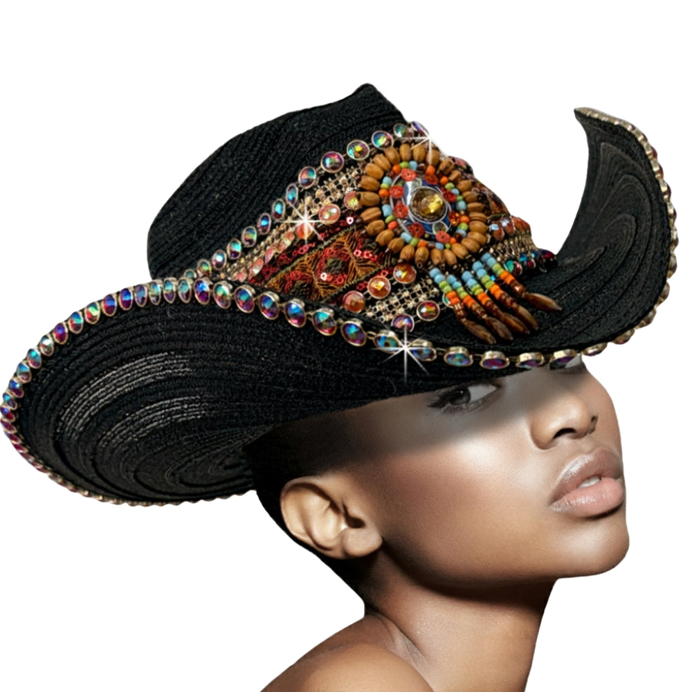 Church Hat SC3457 CHER-BLACK-MULTI