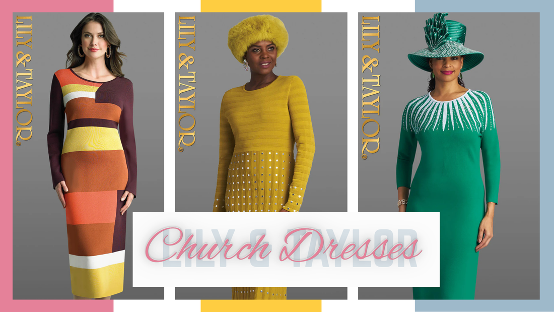 Lily & Taylor : Classic, timeless, and regal Church Dresses