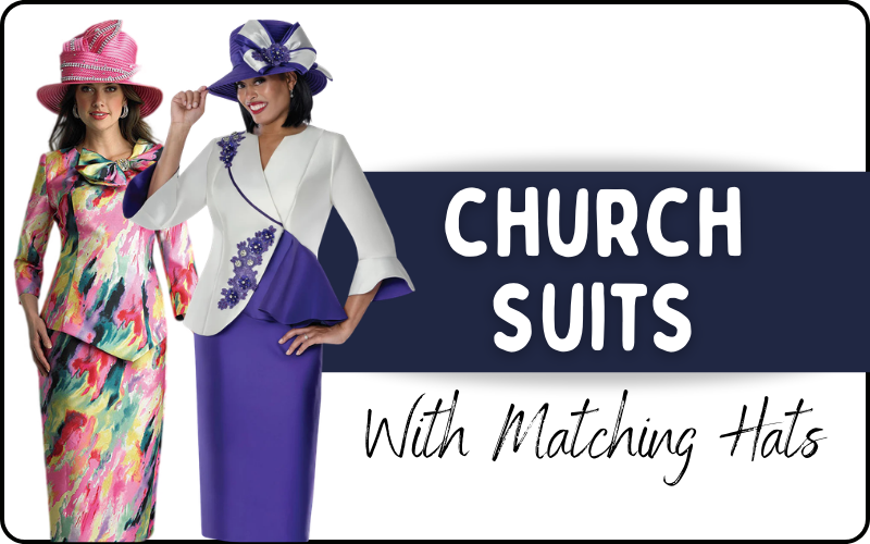 Church Suits With Matching Hats