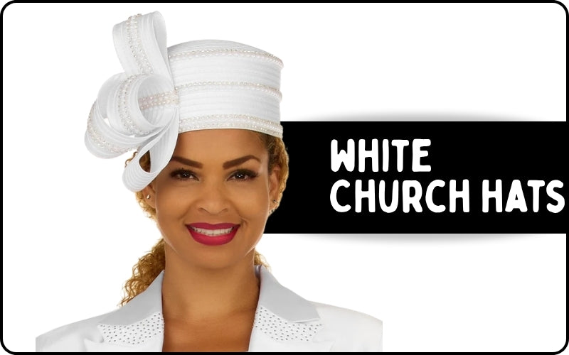 White Church Hats
