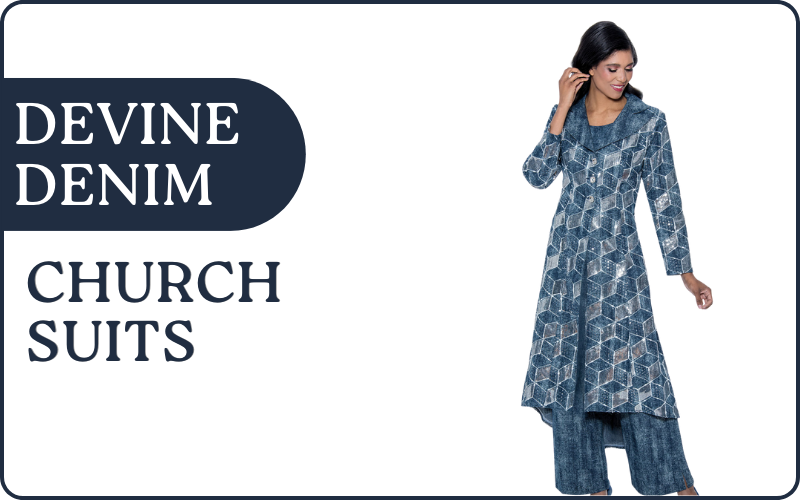 Devine Denim Church Suits