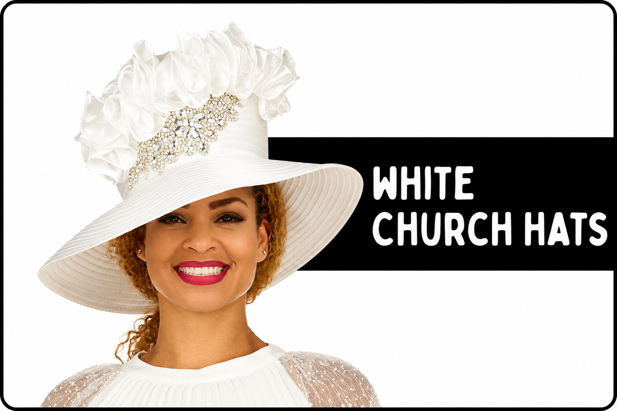 White Church Hats