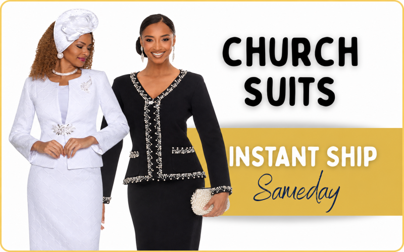 Church Suits Instant Ship