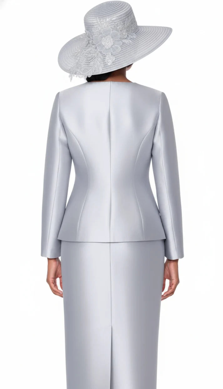 GMI G400572-SLV-QS Womens Church Suit