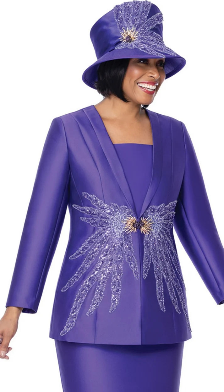 GMI 402012-PUR-H Church Hat
