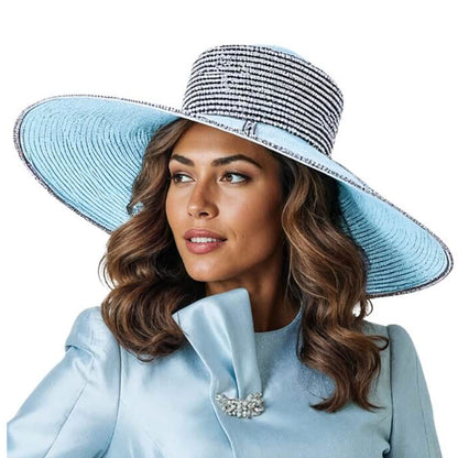 Donna Vinci 12252-IBB-H Ladies Church Suit-Hat