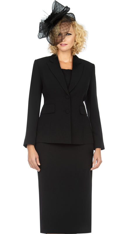 Giovanna 0710-BL Church Suit