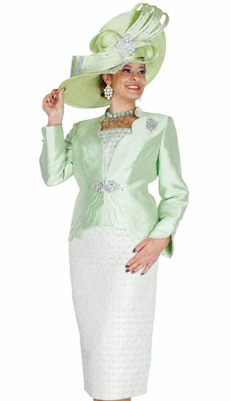Champagne Italy 6218-MNT-IH Church Suit