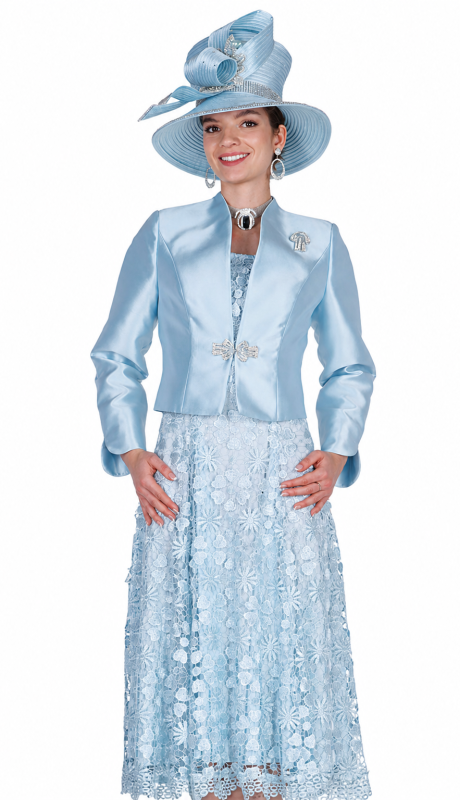 Elite Champagne 6261-LTB-QS Church Suit