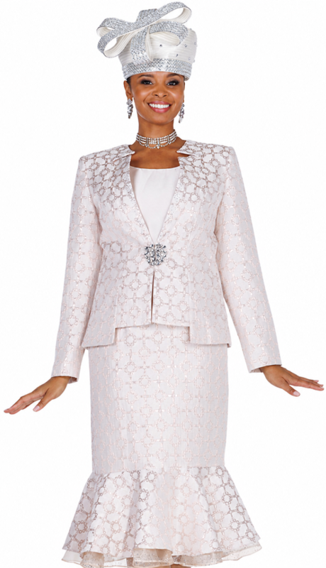 Champagne Italy 6415-CPN Church Suit