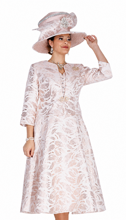 Champagne Italy 6416-PCH Church Dress