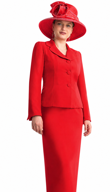 Lily And Taylor 4063-RE-IH Church Suit