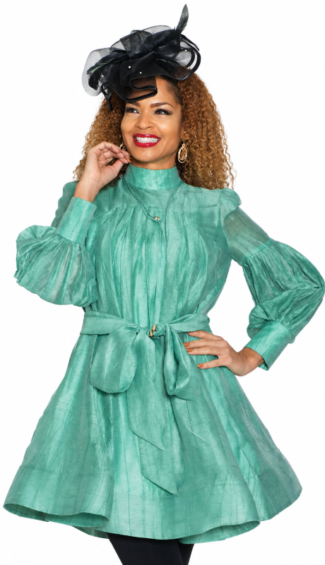 Lily and Taylor 5083-GRN Blouse