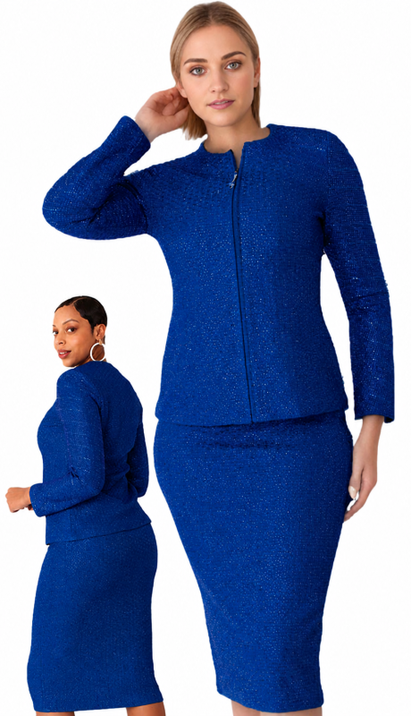 Liorah 7302-RYL Church Suit