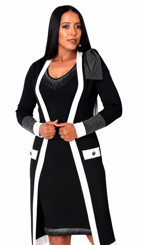 Kayla By Tally Taylor 5312-BLK Church Suit