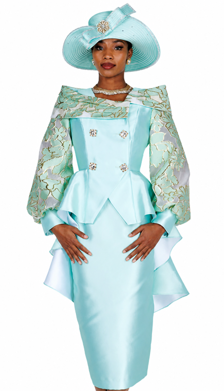 Elite Champagne 6455 Church Suit