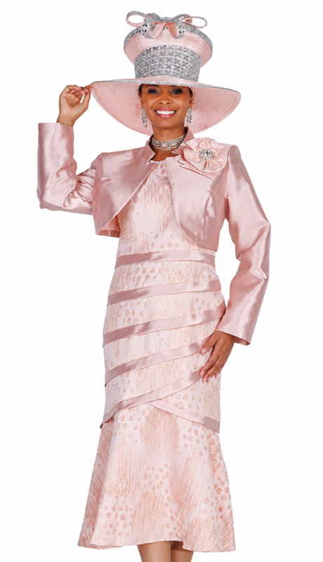 Champagne Italy 6107-PCH Church Dress