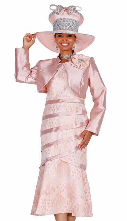 Champagne Italy 6107-PCH Church Dress