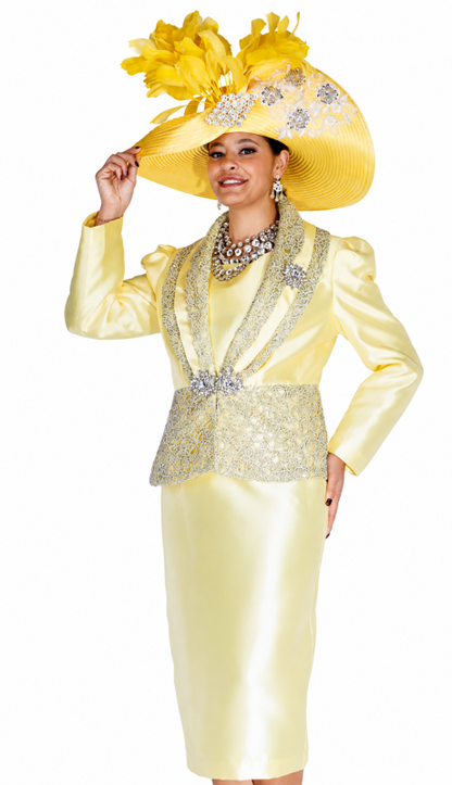 Champagne Italy 6214-BNA Church Suit