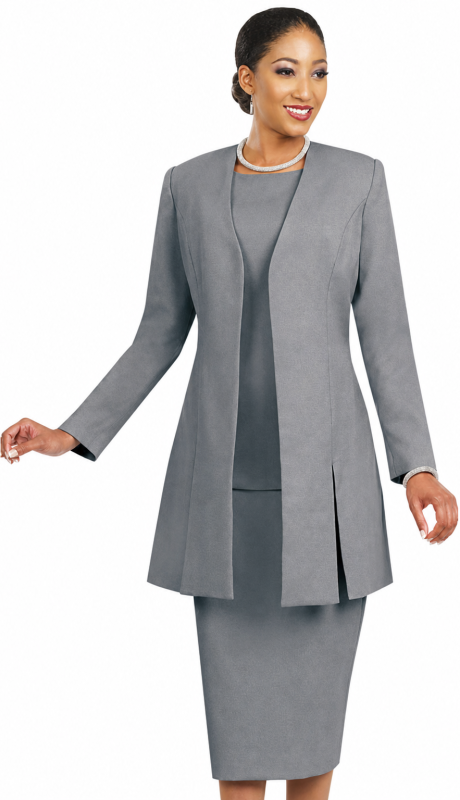 Ben Marc 2296-SIL Usher Suit