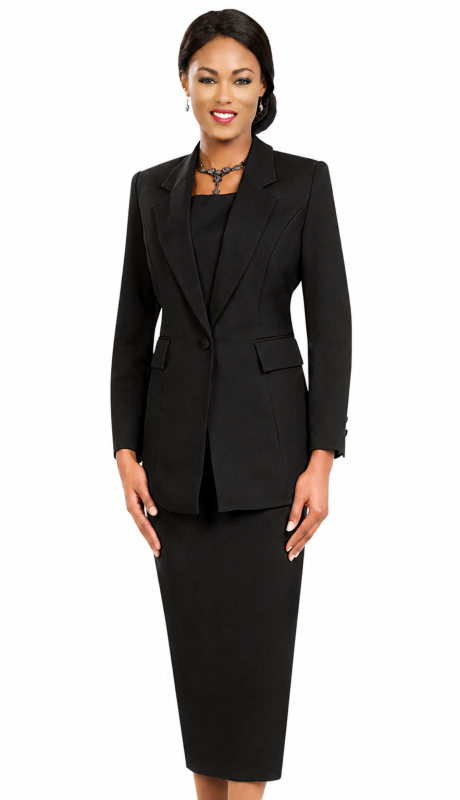 Ben Marc 2295-BLK Church Suit