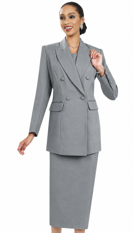 Ben Marc 2298-SIL Church Suit