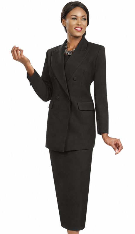 Ben Marc 2298-BLK Church Suit