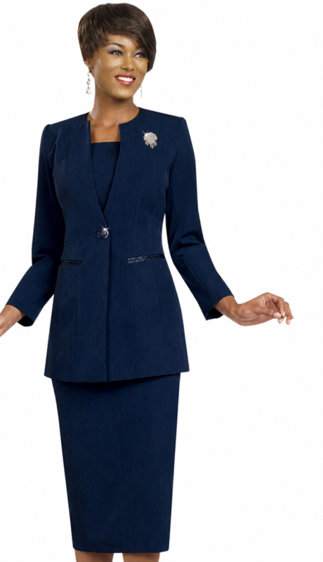Ben Marc 78099-NVY Usher Suit