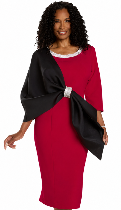 Donna Vinci 12146-RWB-IH Church Dress