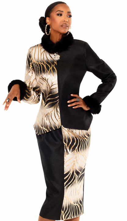 Donna Vinci 12224-IH Church Suit