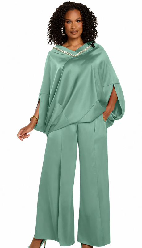 Donna Vinci 12244-SGE-QS Pant Set