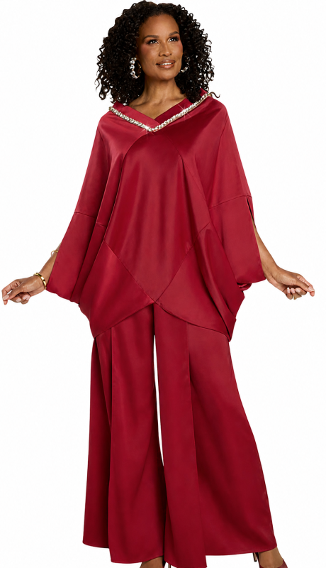 Donna Vinci 12244-SAR-QS Pant Set