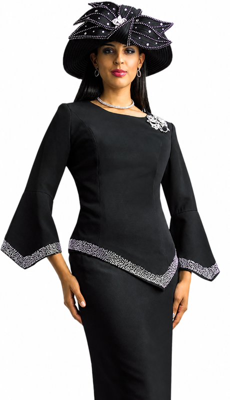 Lily And Taylor 4471-BLK
