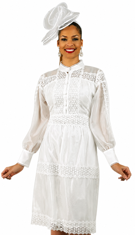 Lily And Taylor 5037-WHT