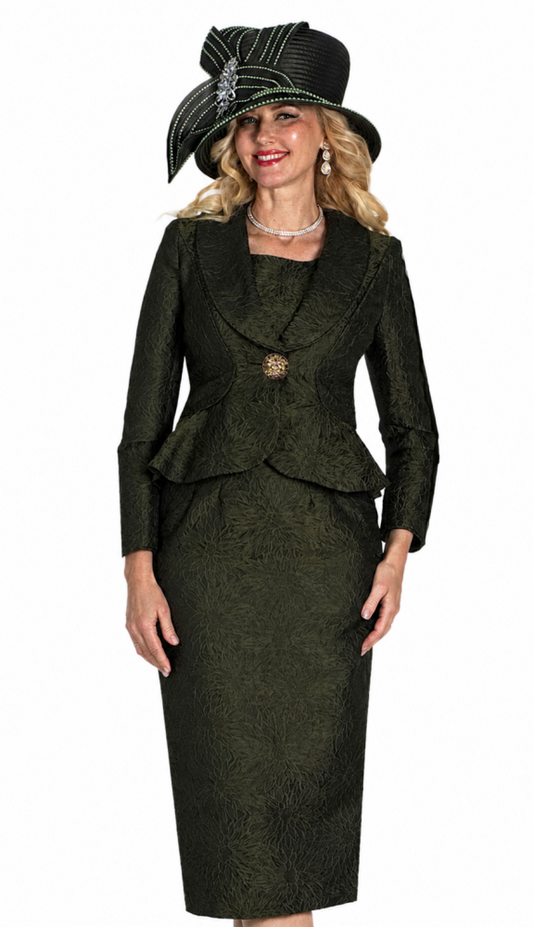 Lily And Taylor 5219-OLV Church Suit